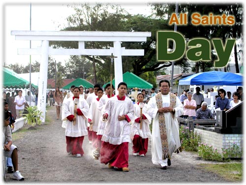 all saints day in the Philippines